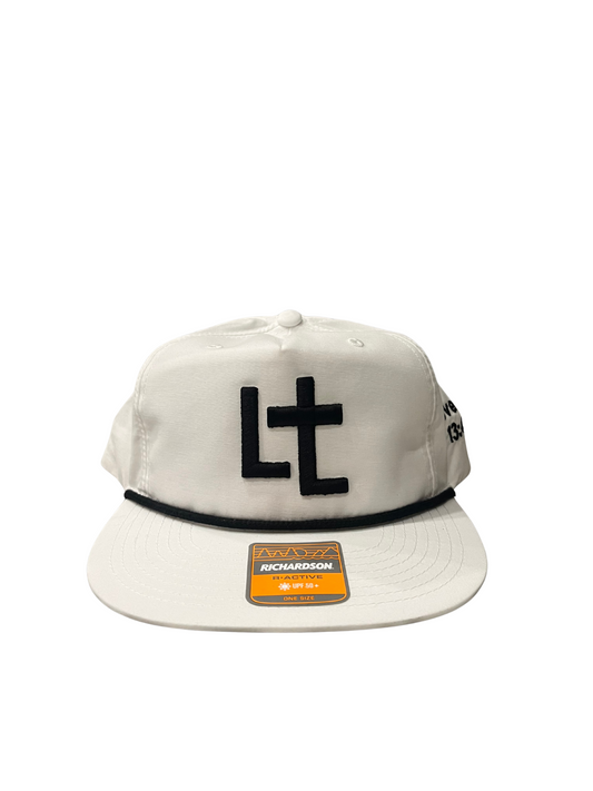 Rope Hat Proverbs 13:4 White